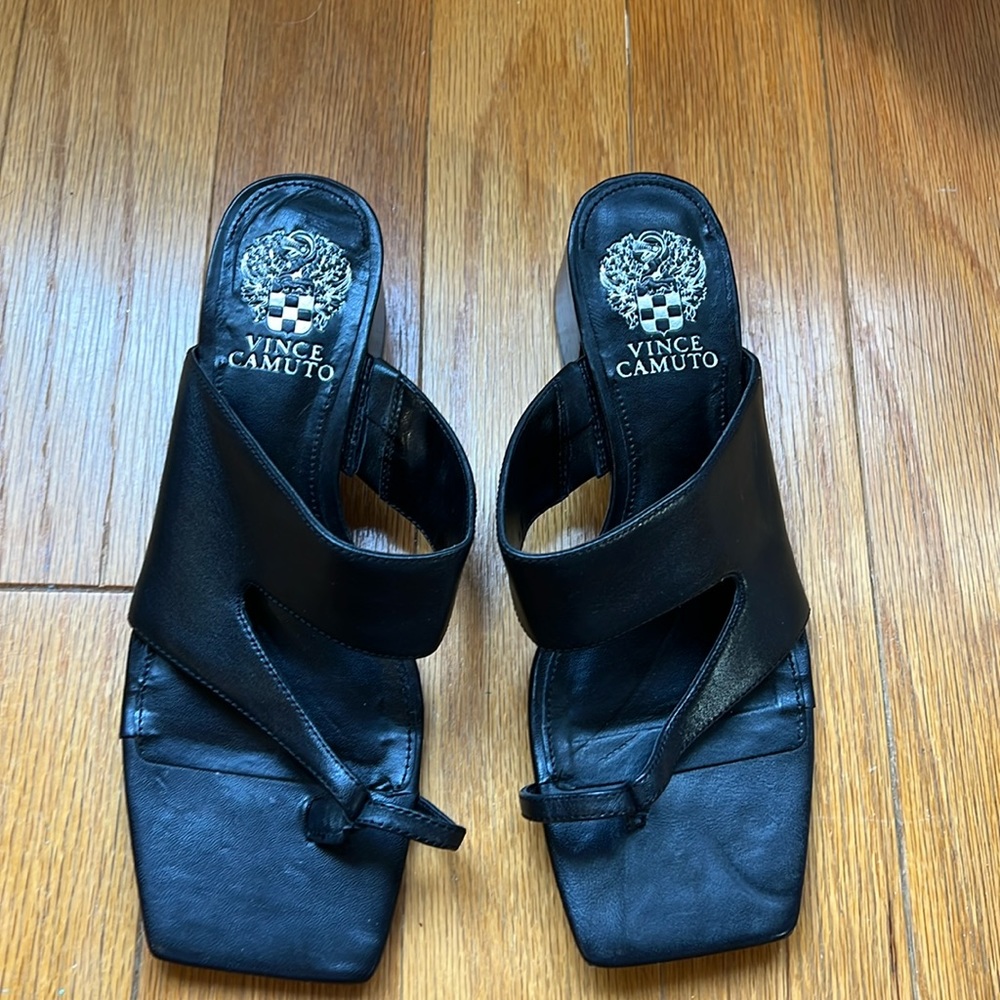 Vince Camuto Black Sandals